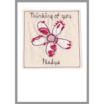 Personalised Flower Thinking Of You Card, 9 of 12