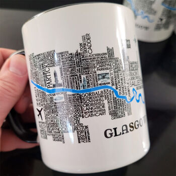 Glasgow Word Map Mug, 3 of 3