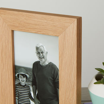 Personalised Solid Oak Double Photo Frame, 4 of 6