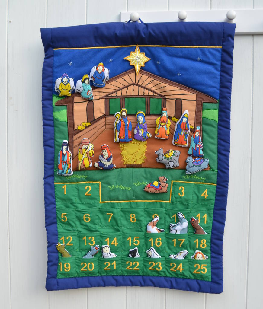 Nativity Advent Calendar By Jolly Fine