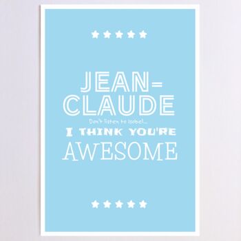 Personalised Awesome Birthday Card, 5 of 8