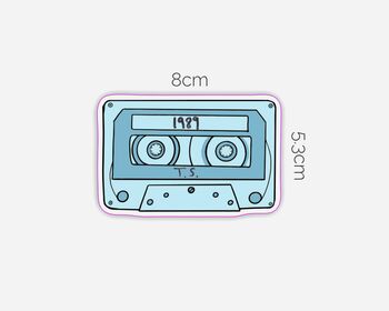 Taylor Swift Cassette 1989 Sticker, 2 of 2