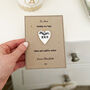 Porcelain Pocket Hug With Personalised Card, thumbnail 4 of 9