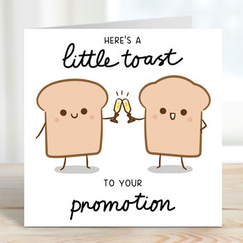 Here's A Little Toast To Your Promotion Card, 2 of 3