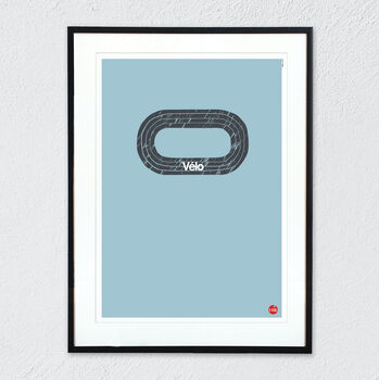 T Lab Velo Cycling Print, 2 of 4
