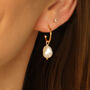 Freshwater Pearl Hoop Earrings, thumbnail 1 of 5