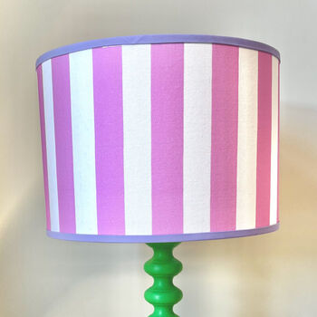 Carnival Lampshade In Candy Pink Stripe, 4 of 4