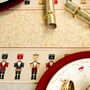 Christmas Table Place Mats Cream Nutcracker Four Pack, thumbnail 6 of 6
