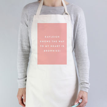 Any Text Personalised Apron, 5 of 5