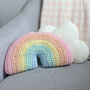 Pastel Rainbow Cushion, thumbnail 4 of 4