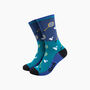 Badminton Bamboo Socks In Blue, thumbnail 1 of 4