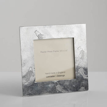 Fish Pond Pewter Photo Frame, 3 of 8