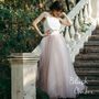 Blush Pink Wedding Skirt | Maxi Tulle Skirt For Women, thumbnail 3 of 12