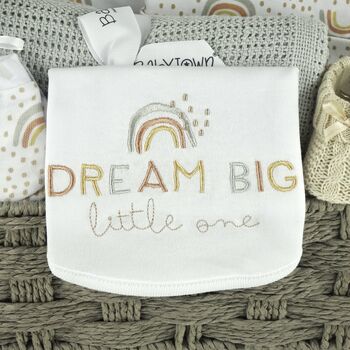 Dream Big Little One New Baby Gift Set Hamper, 3 of 7