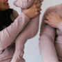 Velvet Mocha Children's Pyjamas | Ribbed Loungewear, thumbnail 4 of 7