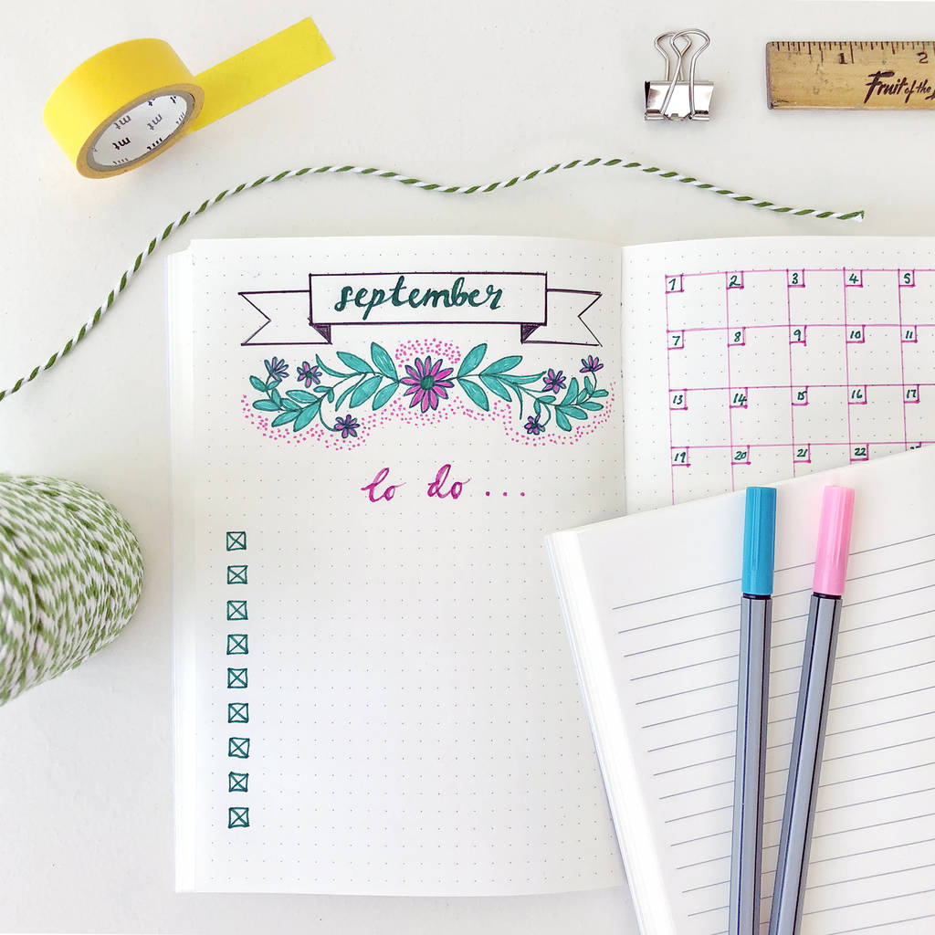 personalised 'bright ideas' notebook by sukie