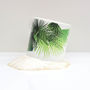 Tropical Cabbage Leaf Design Bone China Mug, thumbnail 1 of 9