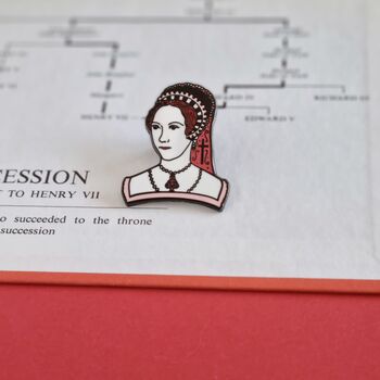 Queen Mary I The Tudors Enamel Pin, 3 of 5