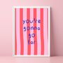 You're Gonna Go Far Lyric Print, thumbnail 1 of 4