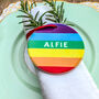 Rainbow Wedding Table Setting Or Christmas Decoration, thumbnail 1 of 2
