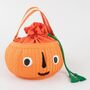 Trick Or Treat Pumpkin Basket Bag, thumbnail 1 of 8