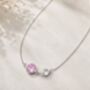 Personalised Create Your Own Mother And Daughter Birthstones Necklace, thumbnail 4 of 12
