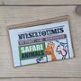 Crinkly Cloth Baby Newspaper Book Safari Animals, thumbnail 3 of 3