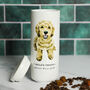 Personalised Dog Portrait Ceramic Storage Jar, thumbnail 2 of 7