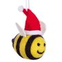 Christmas Bumble Bee Felt Hanging Tree Decoration, thumbnail 2 of 2