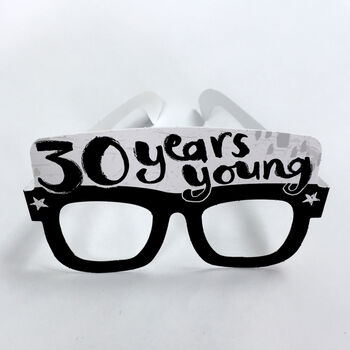 30th Birthday Card Glasses, 2 of 3