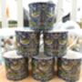 Set Of Six Palace Mugs In Blue Strawberry Thief Design, thumbnail 9 of 12