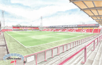 Brentford Fc 'Inside Griffin Park' Stadium Print, 2 of 3