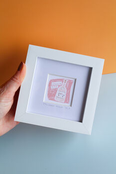 Chicken Wine Mini Art Print, 4 of 8