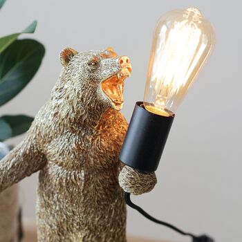 Gold 'Elvis The Bear' Table Lamp, 2 of 4