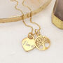 Personalised Silver Or Gold Plated Tree Of Life Pendant, thumbnail 1 of 8