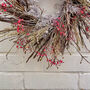 Dried Flower Wreath With Branches, thumbnail 3 of 6
