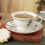 Alice In Wonderland Fine China Tea Cup And Saucer, thumbnail 1 of 4