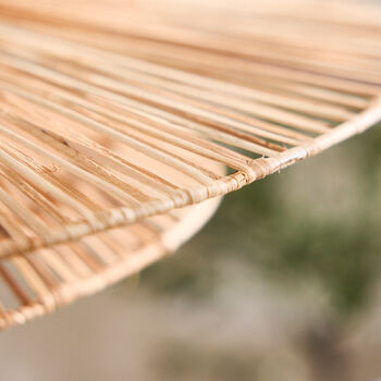 Natural Rattan Triple Tier Ceiling Shade, 5 of 5