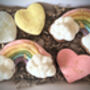 Pastel Rainbow Hearts Biscuit Box, thumbnail 3 of 5