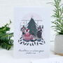 Illustrated Pack Of Six Luxury Christmas Cards, thumbnail 3 of 4