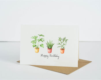 Personalised House Plant Greetings Card, 2 of 5