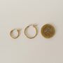 Rae | Gold Fill Or Sterling Silver Hinged Hoop Earrings, thumbnail 11 of 12