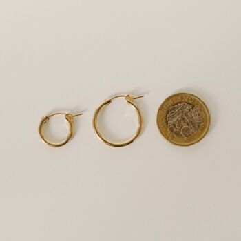 Rae | Gold Fill Or Sterling Silver Hinged Hoop Earrings, 11 of 12