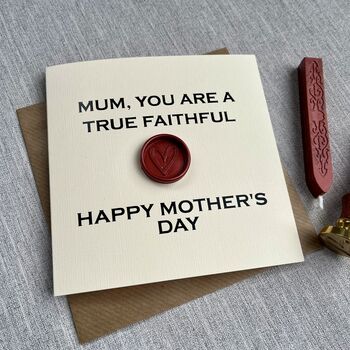 Personalised Traitors Inspired Faithful Mother's Day Card, 3 of 3