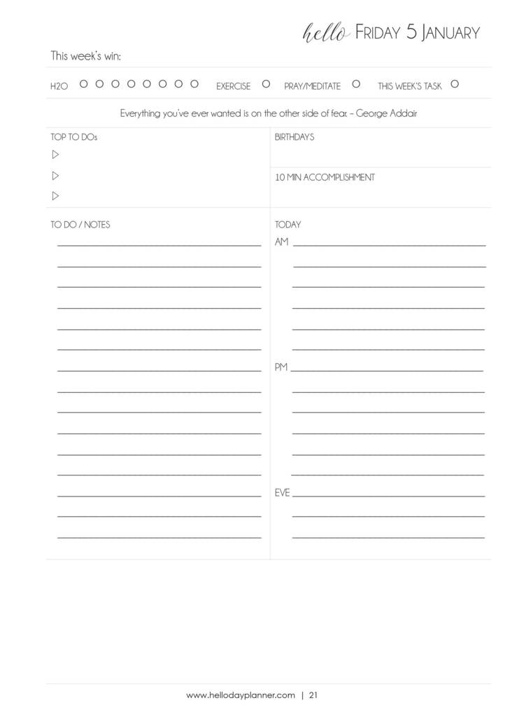 Flock 2019 2020 Educational Calendar year Everyday Planner Diary image about Daily Planner titled Flock 2019 2020 Instructional 12 months Day by day Planner Diary