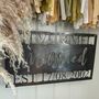 Personalised 'Married' Metal Wedding Ceremony Sign, thumbnail 5 of 7