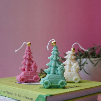 Mini Car W/ Christmas Tree Candles, 2 of 3