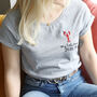 Personalised Embroidered 'My Lobster' T Shirt, thumbnail 1 of 4