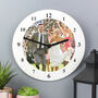 Personalised Photo Upload Wooden Clock, thumbnail 2 of 3