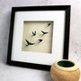 Flying Swallows Papercut Art, thumbnail 2 of 3